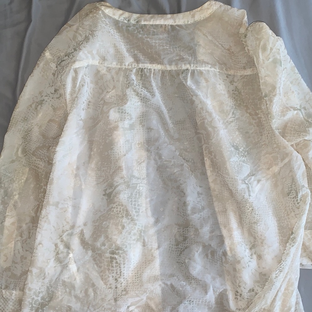 vintage flowy button up